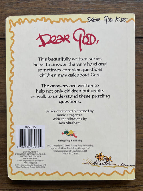 Dear God, Thanks for Making Me Special!